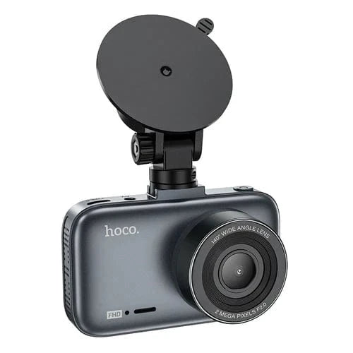 Hoco Car Accessories Dash Cam for Car w/ 3 inch IPS HD Display, 1080P/30FPS Camera, Sturdy Windshield Fit