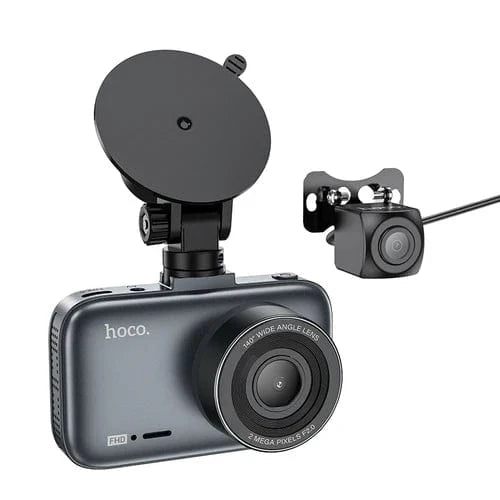 Hoco Car Accessories Front and Rear Dash Cam for Car w/ 3 inch IPS HD Display,1080P/30FPS Camera