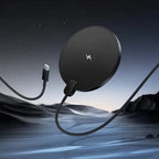 Hoco Car Charger 15W Ultra Thin 2 in 1 Wireless Charger w/ LED Charge Status Display