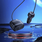 Hoco Car Charger 48W PD+QC Super Fast Car Charger w/ 2 x Cigarette Lighter Hub up to 240W