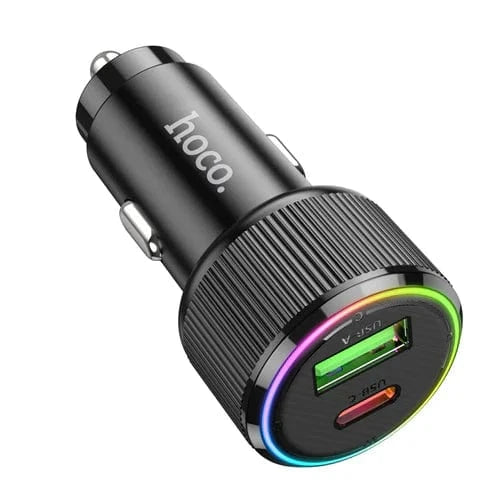 Hoco Car Charger Super Fast Car Charger -Aluminum