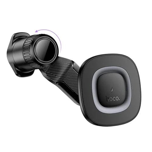 Hoco Car Phone Holder 15W Magnetic Wireless Charging Phone Holder for Air Vent w/ Hook Locking