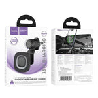 Hoco Car Phone Holder 15W Magnetic Wireless Charging Phone Holder for Air Vent w/ Hook Locking