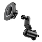 Hoco Car Phone Holder 15W Magnetic Wireless Charging Phone Holder for Air Vent w/ Hook Locking