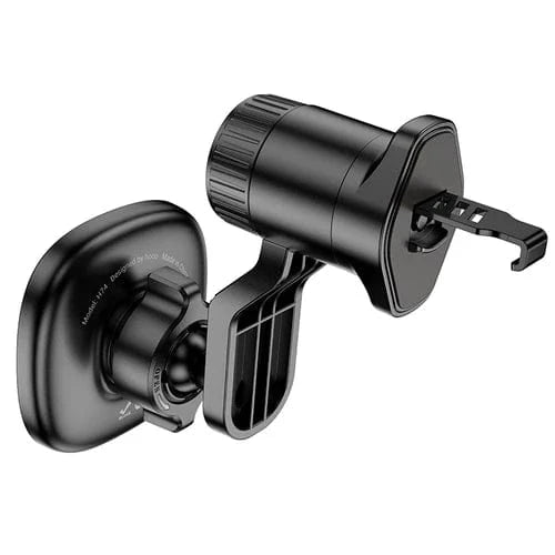 Hoco Car Phone Holder Magnetic Air Vent Phone Holder w/ Ring Magnet, Hook Locking