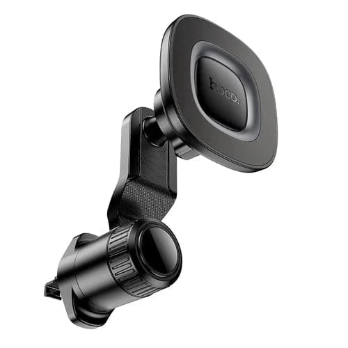 Hoco Car Phone Holder Magnetic Air Vent Phone Holder w/ Ring Magnet, Hook Locking