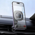 Hoco Car Phone Holder Magnetic Air Vent Phone Holder w/ Ring Magnet, Hook Locking