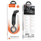 Hoco Car Phone Holder Magnetic Dashboard Phone Holder w/ Memory Alloy, 360 Rotation, Ring Magnet