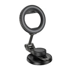 Hoco Car Phone Holder Magnetic Dashboard Phone Holder w/ Ring Magnet, Foldable Design