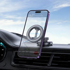 Hoco Car Phone Holder Magnetic Dashboard Phone Holder w/ Ring Magnet, Foldable Design
