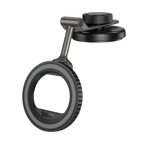 Hoco Car Phone Holder Magnetic Dashboard Phone Holder w/ Ring Magnet, Foldable Design