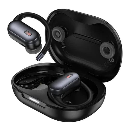 Hoco Earphone Open Ear TWS Earbud w/ Ear Hook, ANC+ENC Noise Cancellation
