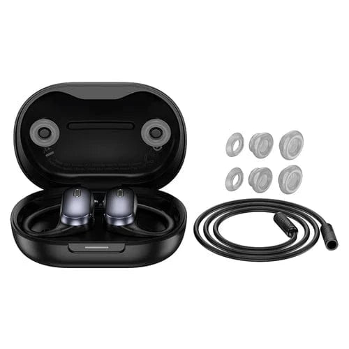 Hoco Earphone Open Ear TWS Earbud w/ Ear Hook, ANC+ENC Noise Cancellation