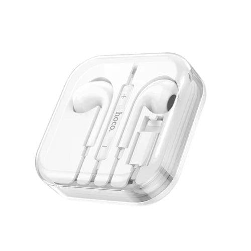 Hoco Earphone Wired Lightning Earphone w/ Plug-And-Play (No Need Bluetooth)