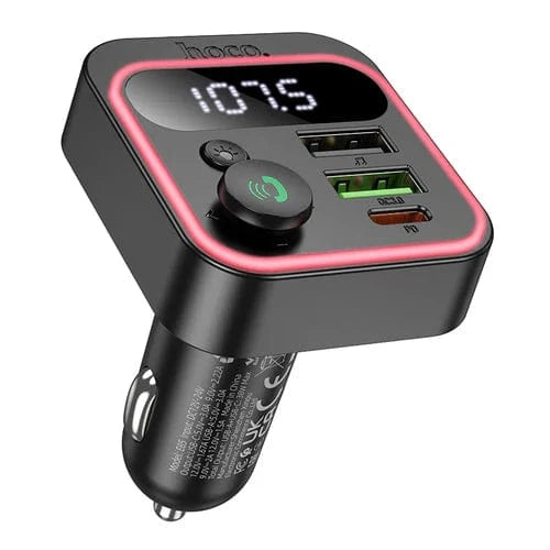 Hoco FM Kit 38W FM Car Kit with PD+QC, RGB Light