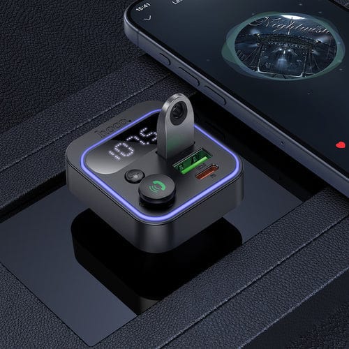 Hoco FM Kit 38W FM Car Kit with PD+QC, RGB Light
