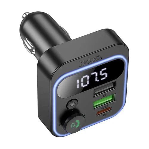 Hoco FM Kit 38W FM Car Kit with PD+QC, RGB Light