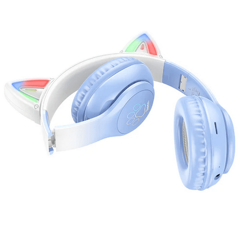 Hoco Headphone Bluetooth Cat Ear Headset w/ LED Light