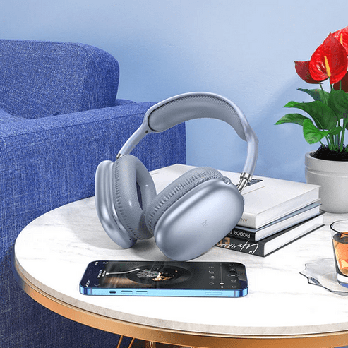 Hoco Headphone Premium Bluetooth Headset w/ 45 Hours, Light Weight