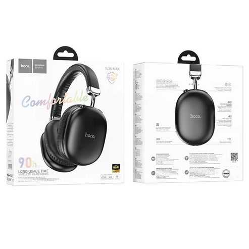Hoco Headphone Premium Bluetooth Headset w/ 90 Hours, Comfort Fit