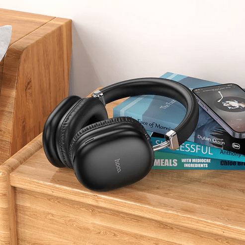 Hoco Headphone Premium Bluetooth Headset w/ 90 Hours, Comfort Fit