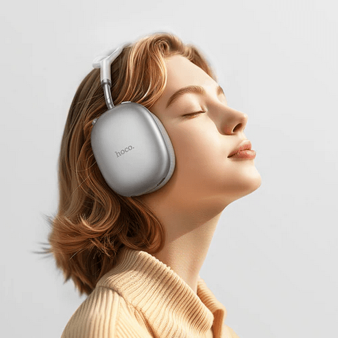 Hoco Headphone Premium Bluetooth Headset w/ ANC Noise Cancelling, 90 Hours