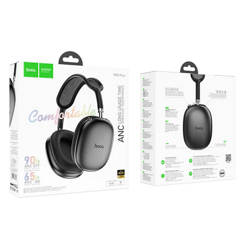Hoco Headphone Premium Bluetooth Headset w/ ANC Noise Cancelling, 90 Hours