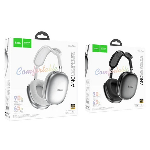 Hoco Headphone Premium Bluetooth Headset w/ ANC Noise Cancelling, 90 Hours
