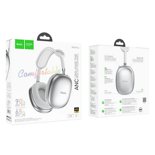 Hoco Headphone Premium Bluetooth Headset w/ ANC Noise Cancelling, 90 Hours