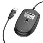 Hoco Keyboard & Mouse Wired Gaming Mouse w/ 2400 DPI, LED Light