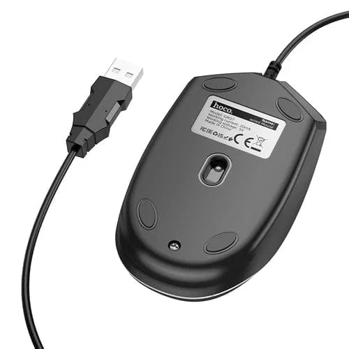 Hoco Keyboard & Mouse Wired Gaming Mouse w/ 2400 DPI, LED Light