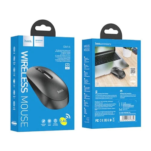 Hoco Keyboard & Mouse Wireless Mouse W/Nano Receiver