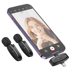 Hoco Microphone Dual Wireless Digital Microphone w/ Lightning & Type C Dual Connector
