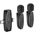 Hoco Microphone Dual Wireless Digital Microphone w/ Lightning & Type C Dual Connector