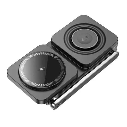 Hoco mobile phone accessories black Wireless Fast Charger - 15W 3-in-1 Magnetic