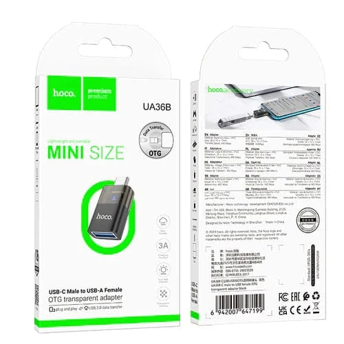 Hoco mobile phone accessories OTG Adaptor w/ Plug and Play, Data Transfer