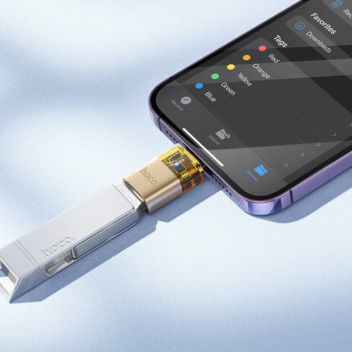 Hoco mobile phone accessories OTG Adaptor w/ Plug and Play, Data Transfer