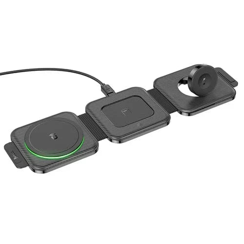 Hoco mobile phone accessories Wireless Fast Charger -15W 3-in-1