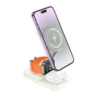 Hoco mobile phone accessories Wireless Fast Charger - 15W 3-in-1 Magnetic
