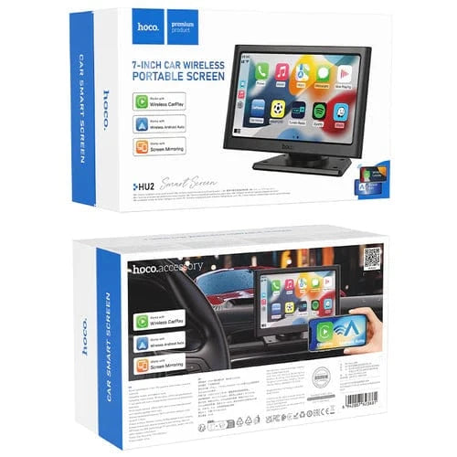 Hoco Portable Screen 7 Inch Car Portable Screen w/ Wireless Apple Car Play