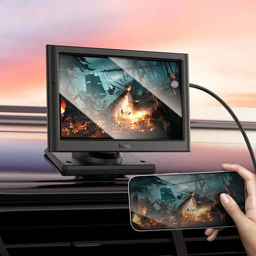 Hoco Portable Screen 7 Inch Car Portable Screen w/ Wireless Apple Car Play
