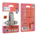 Hoco Stroage Drive 64GB 2 in 1 USB-A & USB-C High Speed Flash Drive