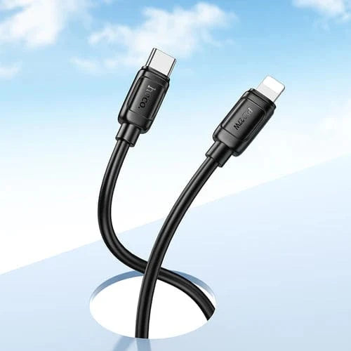 Hoco USB Charging Cable 27W Fast Charging Cable - Lightning to Type C