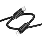 Hoco USB Charging Cable 27W Fast Charging Cable - Lightning to Type C