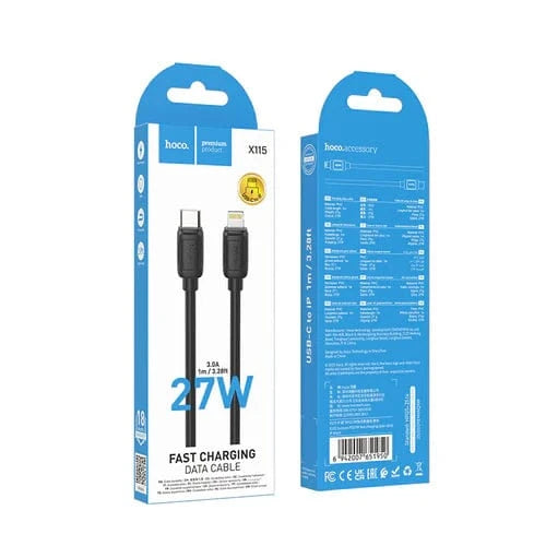 Hoco USB Charging Cable 27W Fast Charging Cable - Lightning to Type C