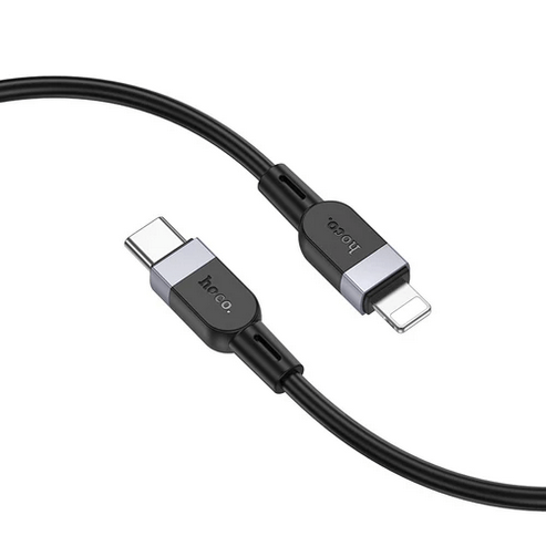Hoco USB Charging Cable 27W PD Silicon Super Fast Charging Cable - Lightning to Type C (X109) 3 Meter