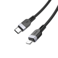 Hoco USB Charging Cable 27W PD Silicon Super Fast Charging Cable - Lightning to Type C (X109) 3 Meter