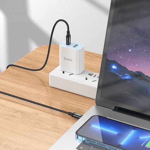 Hoco USB Charging Cable 60W PD Type C to Type C Cable - 3 Meter