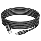 Hoco USB Charging Cable 60W PD Type C to Type C Cable - 3 Meter
