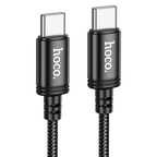 Hoco USB Charging Cable 60W PD Type C to Type C Cable - 3 Meter